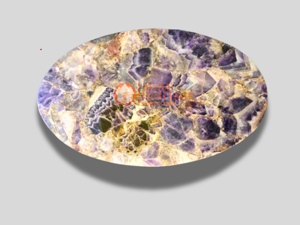 Buy Online Agate Stone Coffee Table Tray